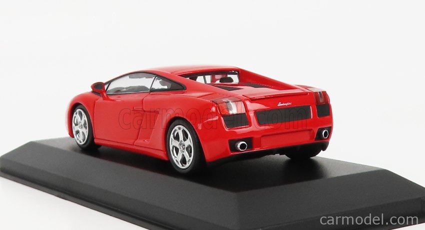 Miniature Lamborghini Gallardo 2004 Rouge 1:43 – Maxichamps – Modèle De Collection Moulé Sous Pression