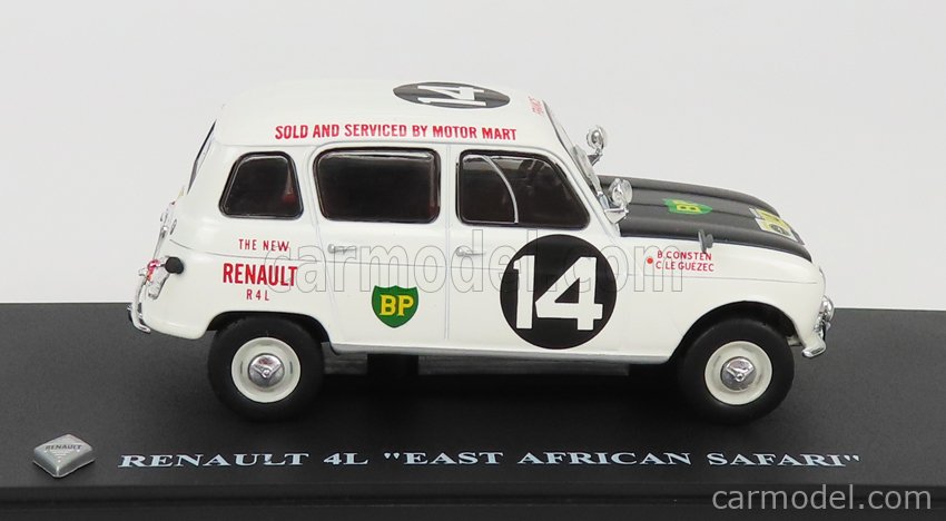 EDICOLA ABR4P074 Escala 1/43 | RENAULT R4 N 14 RALLY EAST AFRICAN ...