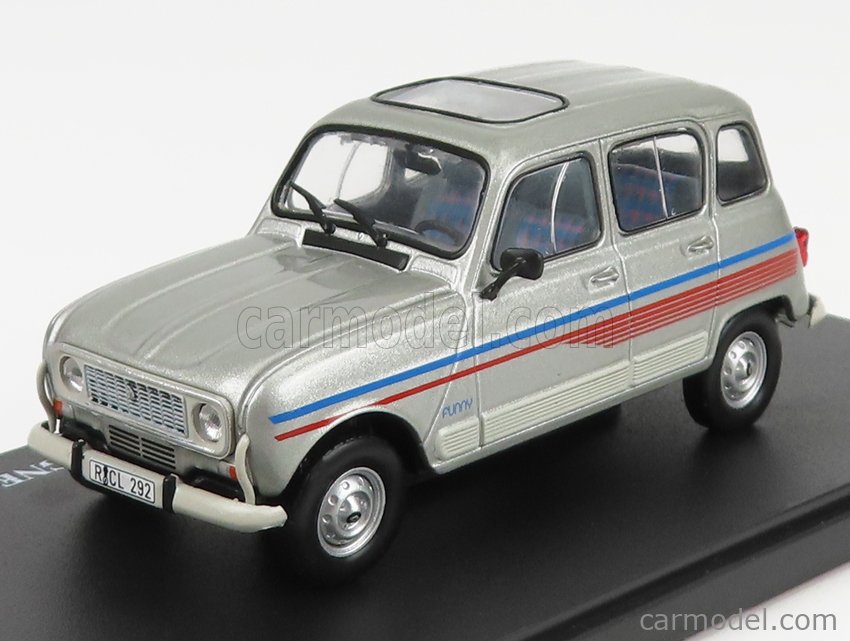 EDICOLA ABR4P035 Scale 1/43 | RENAULT R4 FUNNY ALLEMAGNE 1982 SILVER