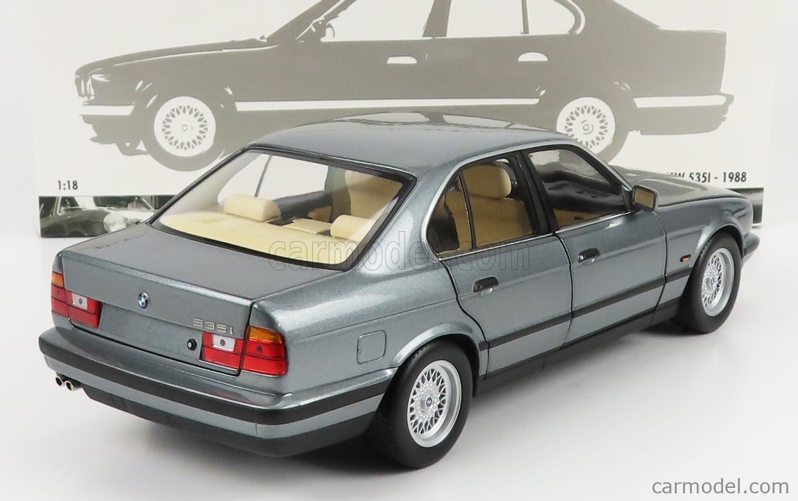 MINICHAMPS 100024008 Scale 1/18 | BMW 5-SERIES 535i (E34) 1988 GREY MET