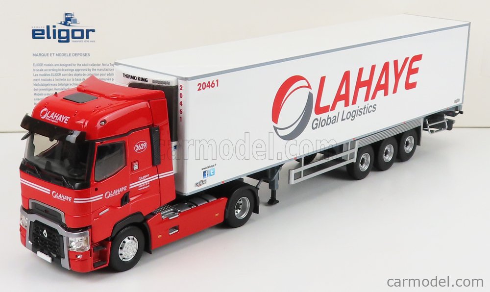 DV8179 ELIGOR 1/43 RENAULT R390 SEMI TAUTLINER TRANSPORTS