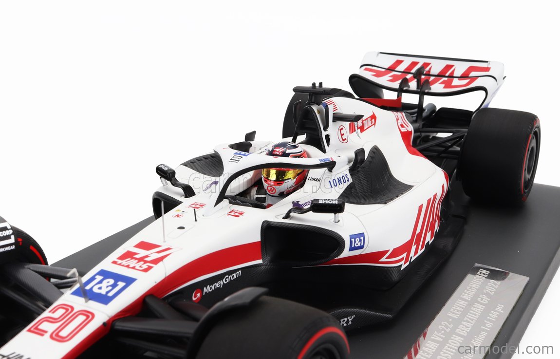 Fórmula 1 MoneyGram Haas F1 Team VF-24 Kevin Magnussen 2024 1:64 Spark - 20 anos! Loja on-line de miniaturas colecionáveis