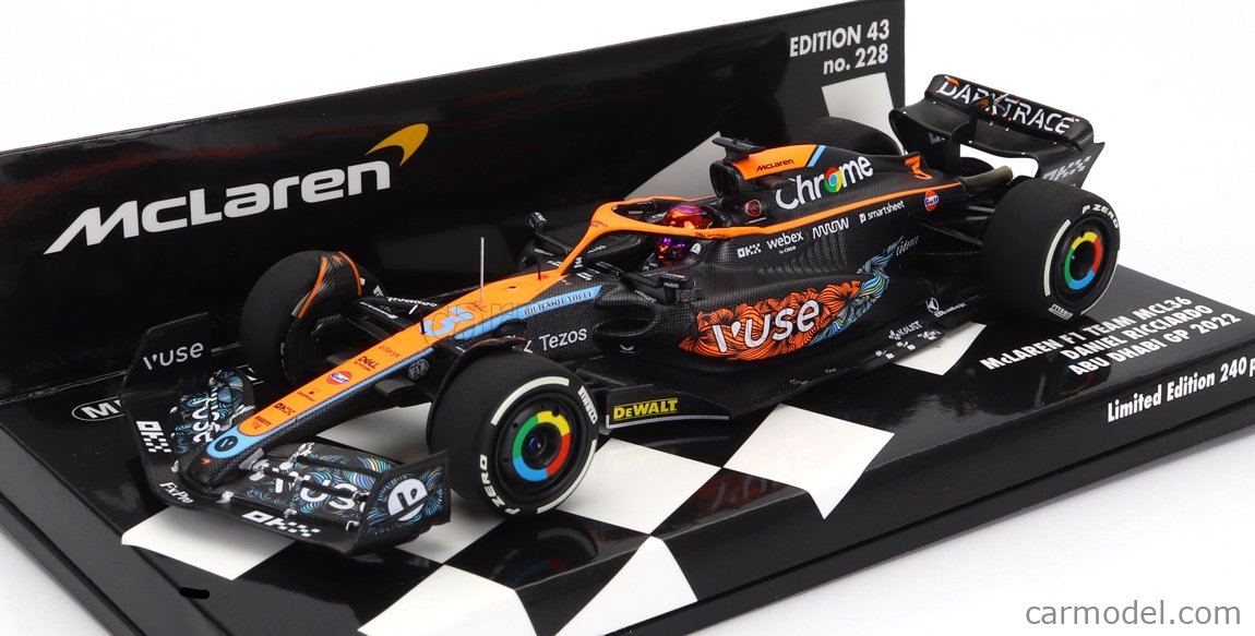 Minichamps 537221828 - McLare. MCL36 Oscar Piastri Abu Dhabi