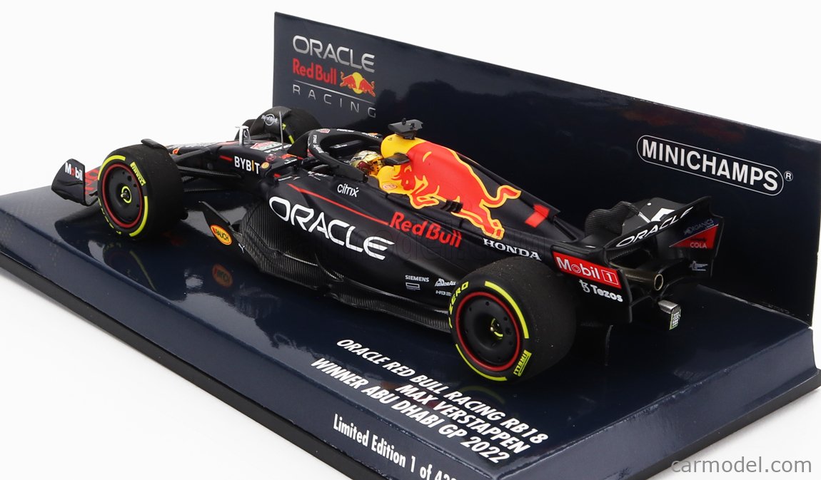 MINICHAMPS 417222201 Scale 1/43 | RED BULL F1 RB18 TEAM ORACLE RED BULL ...