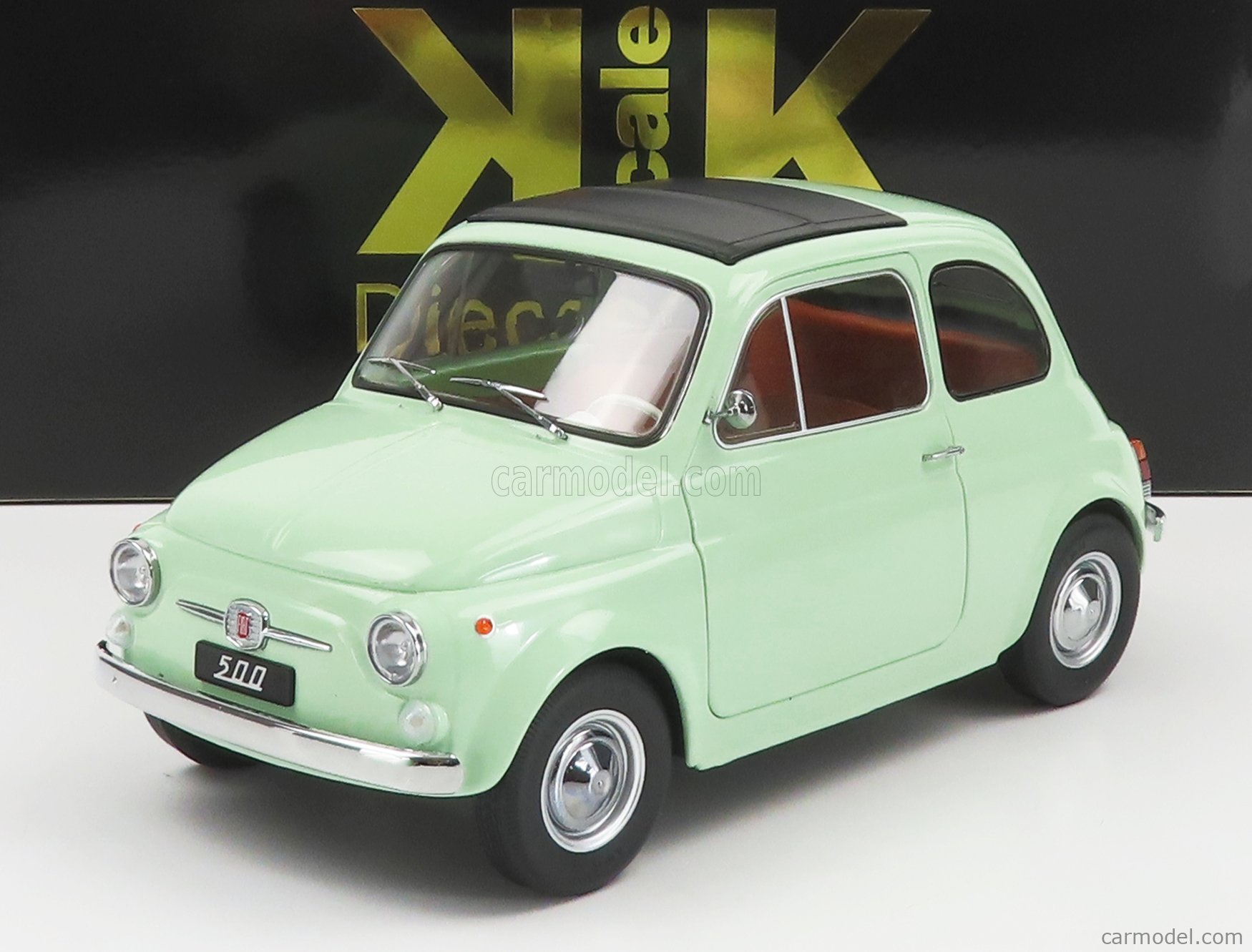 KK-SCALE KKDC120036 Masstab: 1/12  FIAT 500 1968 MINT GREEN