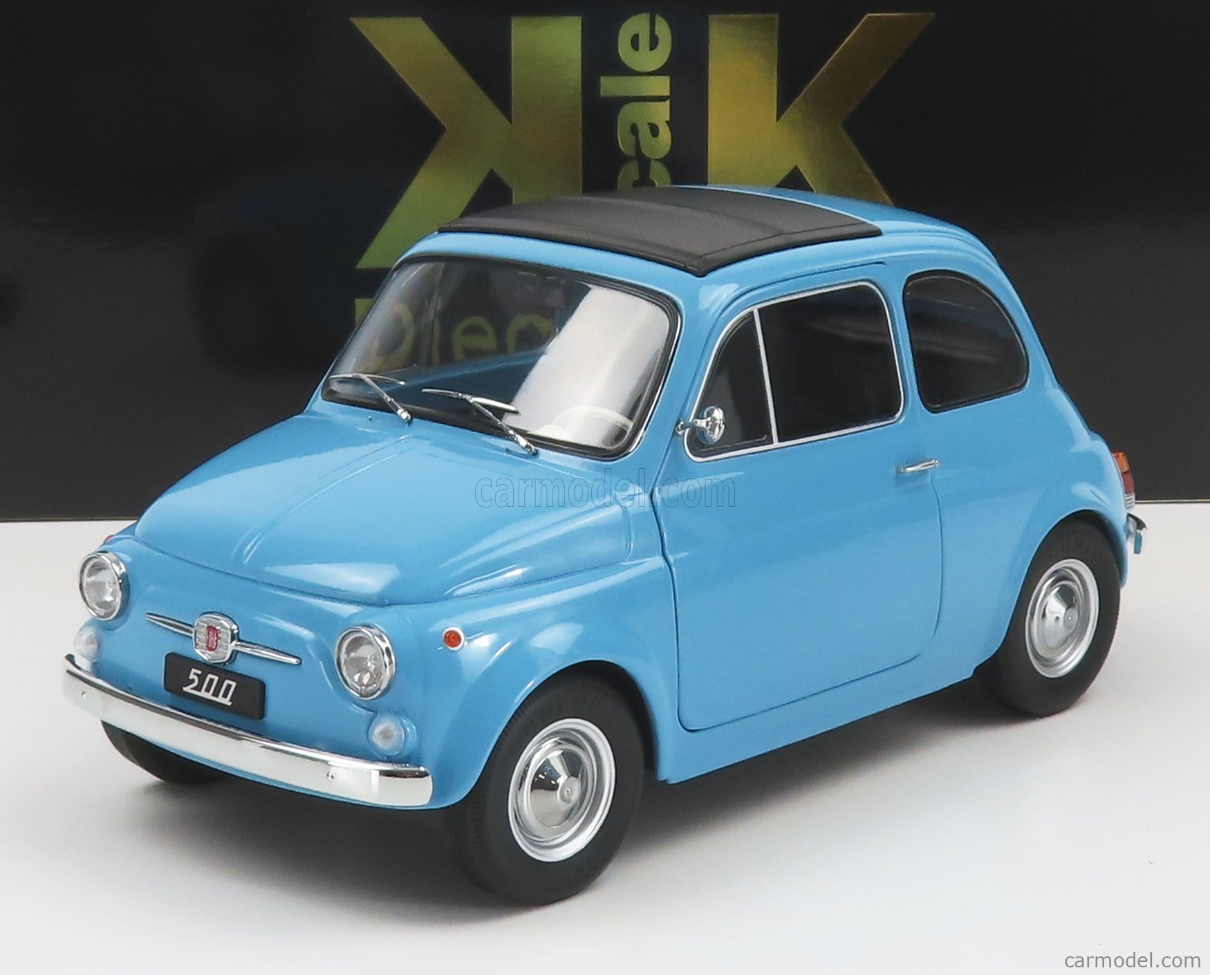 KK-SCALE KKDC120035 Masstab: 1/12  FIAT 500 1968 LIGHT BLUE