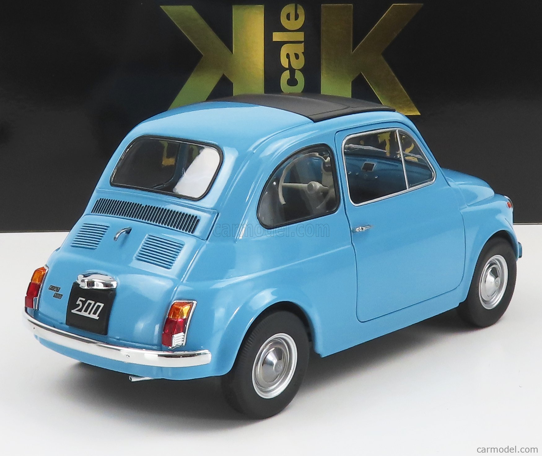 KK-SCALE KKDC120035 Masstab: 1/12  FIAT 500 1968 LIGHT BLUE