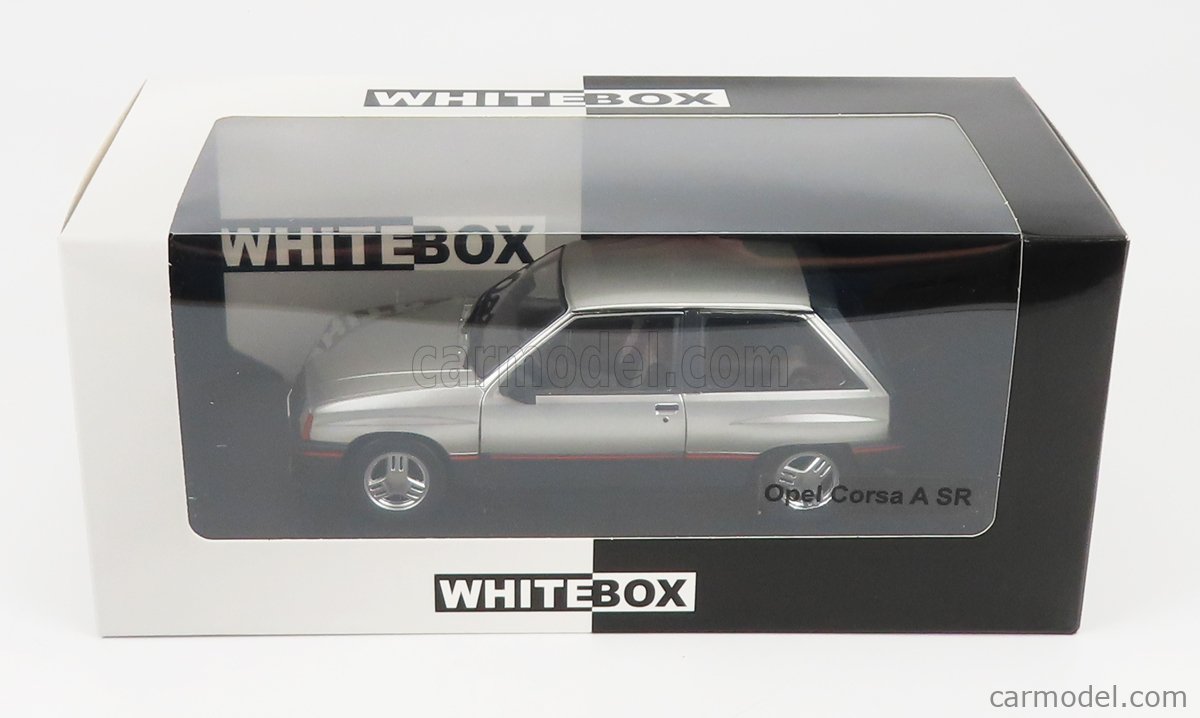 Miniature Voiture Opel Corsa A SR 1985 Blanche - Whitebox échelle 1/24 - Modèle Die-cast Neuf Avec Boîte