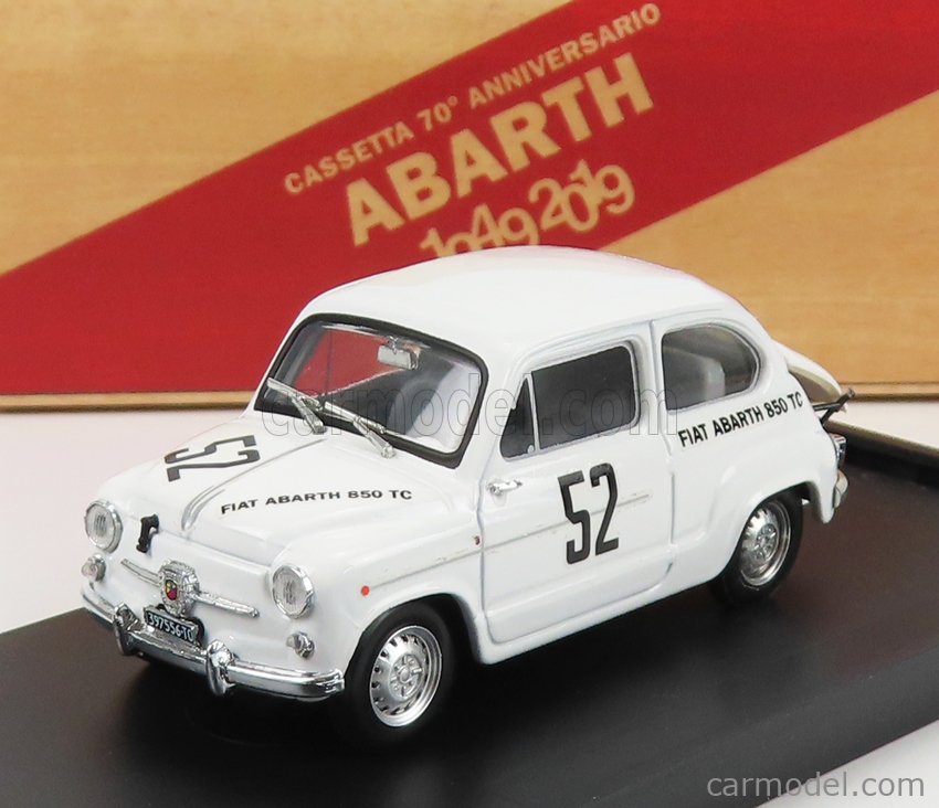 BRUMM R305-UPD-2022 Scale 1/43 | FIAT ABARTH 850TC N 52 WINNER CLASS ...