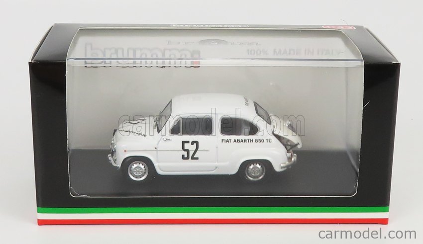 BRUMM R305-UPD-2022 Scale 1/43 | FIAT ABARTH 850TC N 52 WINNER CLASS ...