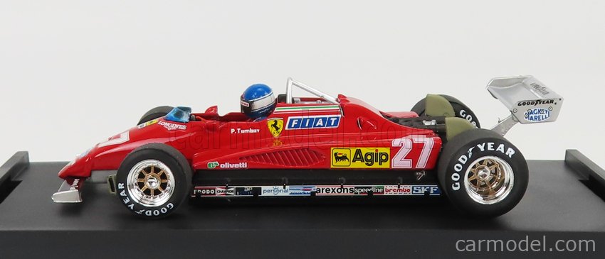 BRUMM R287-CH-2022 Echelle 1/43 | FERRARI F1 126 C2 ITALY GP 1982