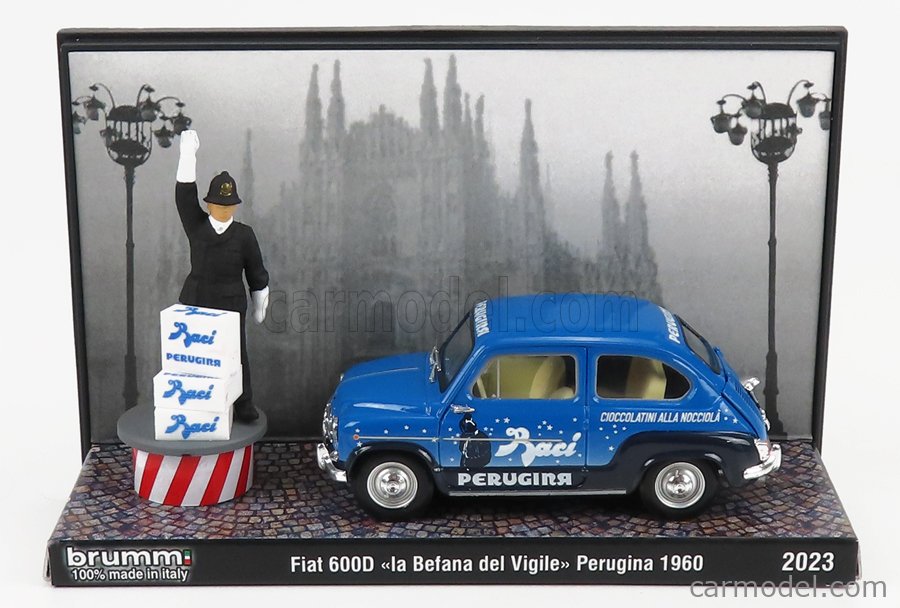 FIAT - 600D BACI PERUGINA 1960 - LA BEFANA DEL VIGILE