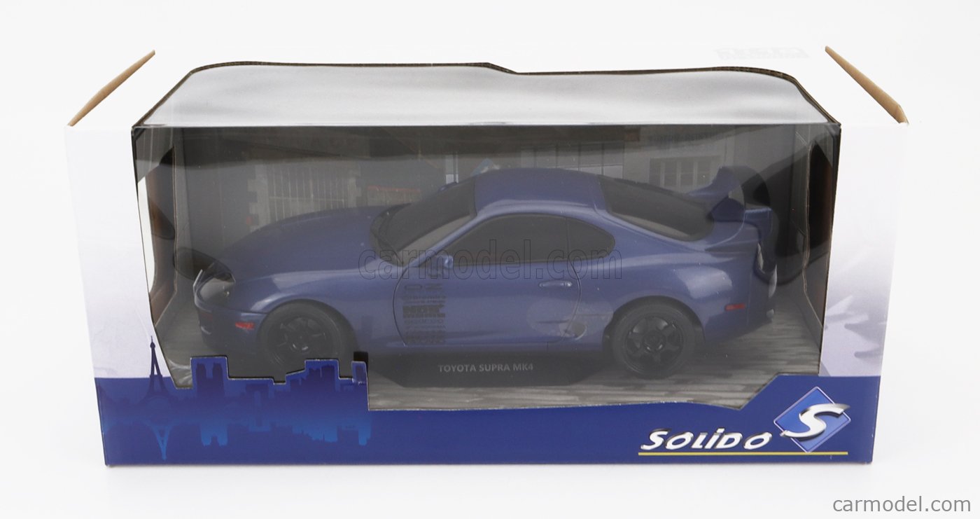 Solido 1:18 TOYOTA SUPRA MK4 (A80) STREETFIGHTER BLUE 1993 (S1807603)  Diecast Car Model Available Now