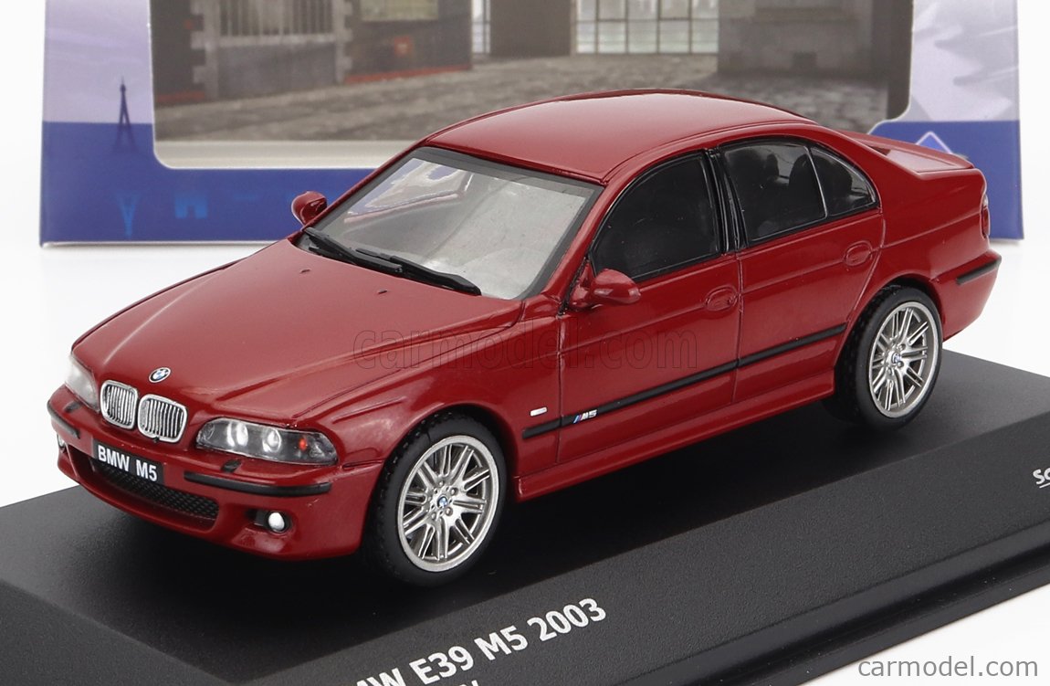 SOLIDO 4310504 Scale 1/43  BMW 5-SERIES M5 5.0L V8 32V (E39) 2003 RED