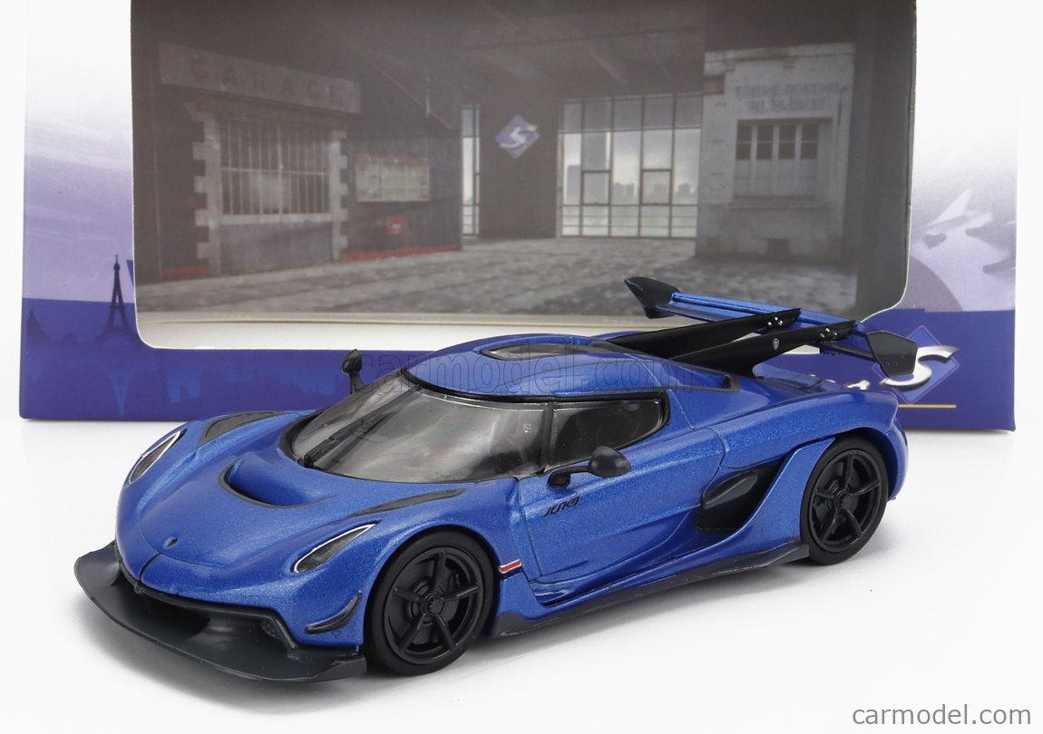 Modèle Réduit 1:43 Koenigsegg Jesko 2021 - Bleu Imperial - Marque Solido - Neuf