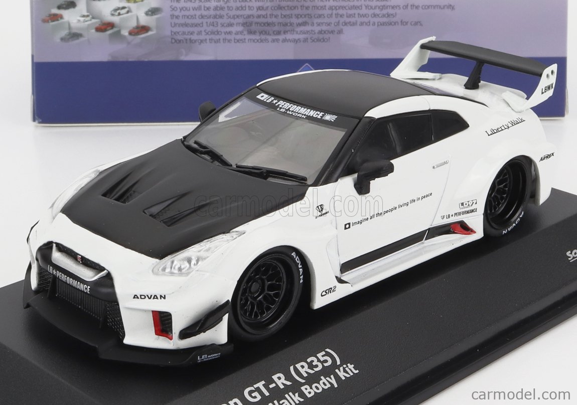 SOLIDO 4311203 Scale 1/43 | NISSAN GT-RR (R35) LB WORKS SILHOUETTE ...