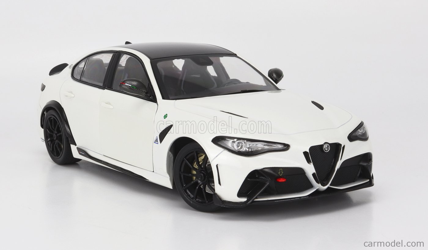Miniature Solido 1/18 Alfa Romeo Giulia GTA-M, Bianco Rosso 2023, Neuve