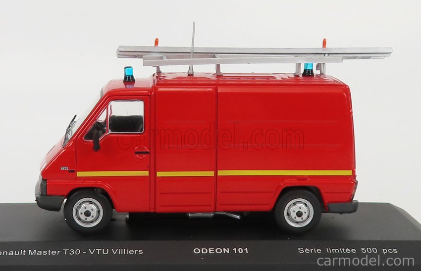 Le Renault Master T30 VTU Pompier au 1/43 par Odéon - Un véhicule pour