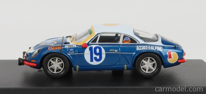 Modèle Réduit Alpine A110 Aseptogyl 1972 (1/43) - Marque Trofeu/Spark, Résine, Neuf