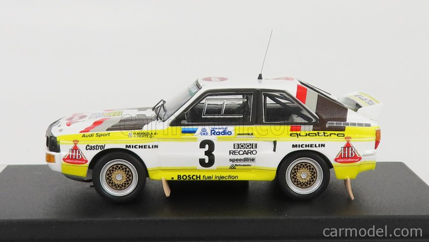 Audi Quattro, No.1, Mikkola, 1986 1:43 Trofeu | Sběratelské modely aut