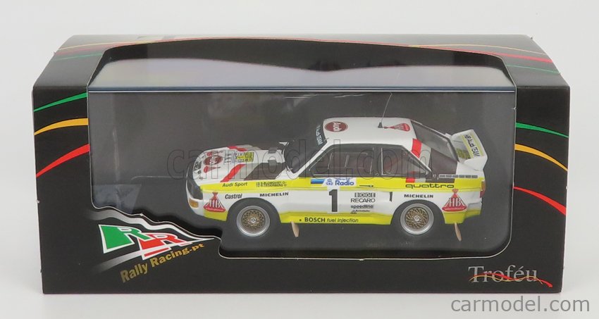 TROFEU TRRSE21 Scale 1/43 | AUDI QUATTRO SPORT N 1 2nd RALLY SWEDEN ...