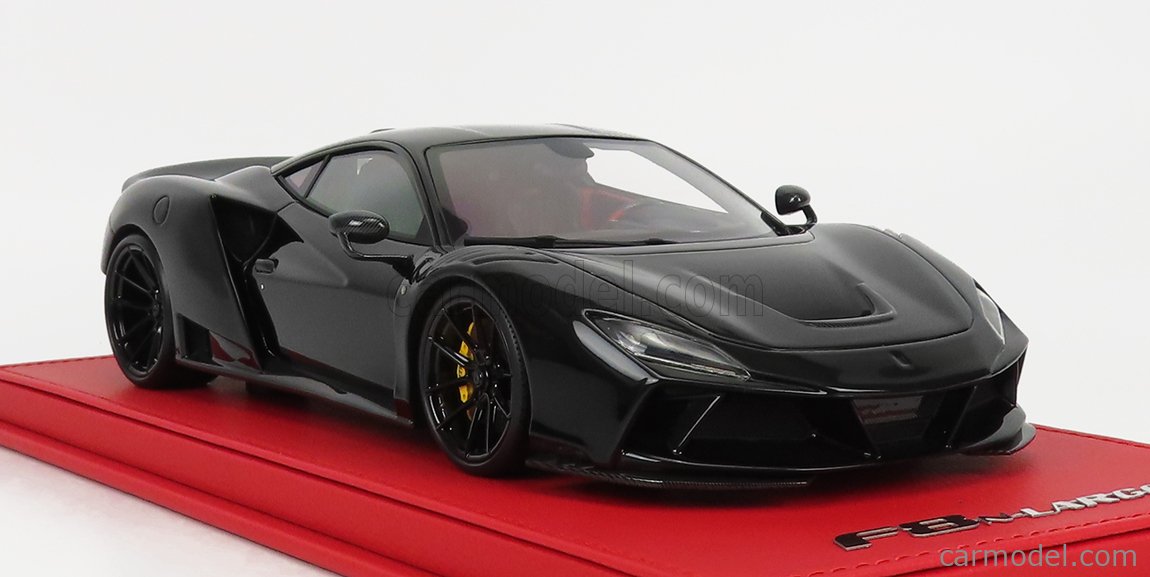 Peako Novitec 812 N-Largo Dark Purple, Black Wheels 1/18. 83704