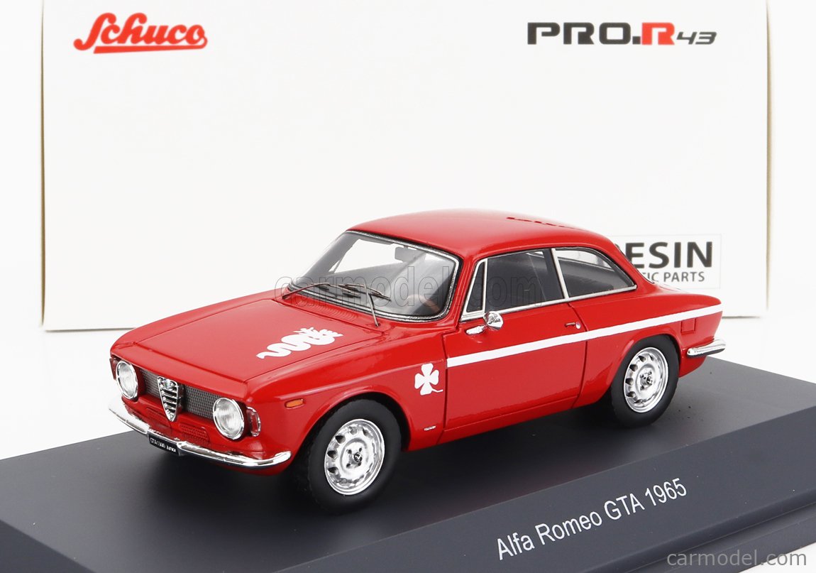 SCHUCO 450928900 Echelle 1/43  ALFA ROMEO GIULIA GTA SPRINT 1965 RED