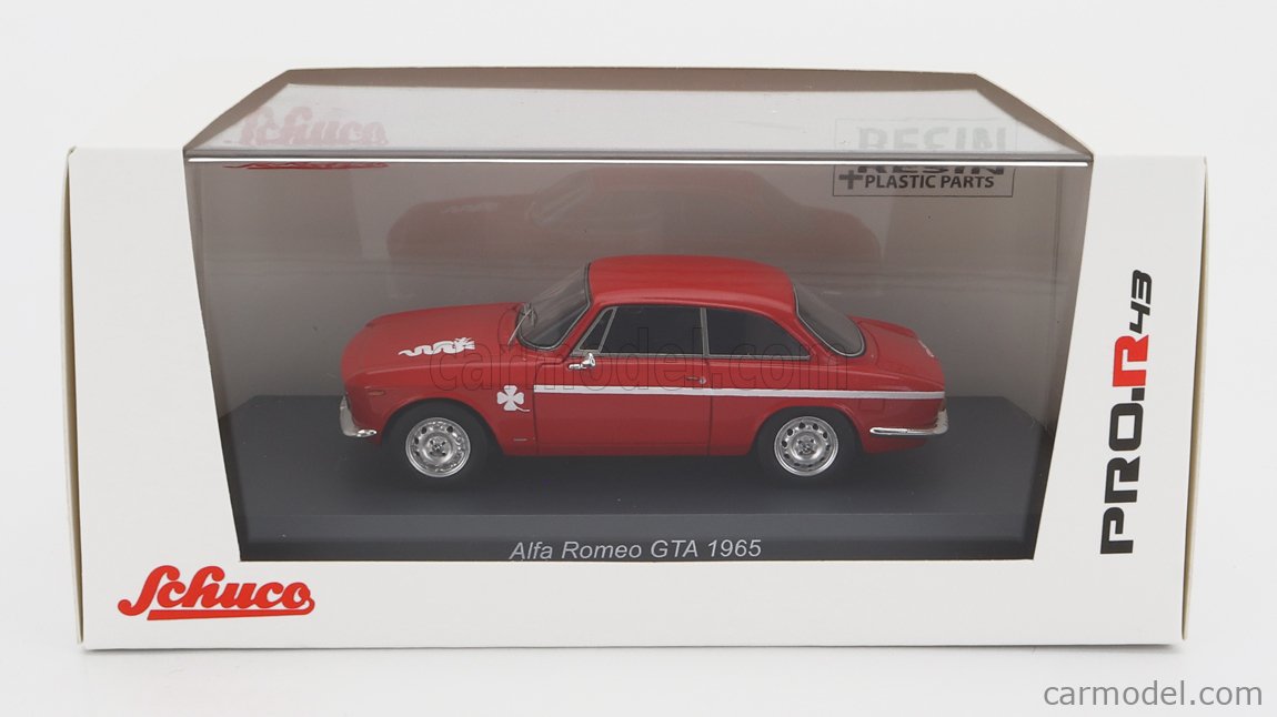 SCHUCO 450928900 Scale 1/43 | ALFA ROMEO GIULIA GTA SPRINT 1965 RED