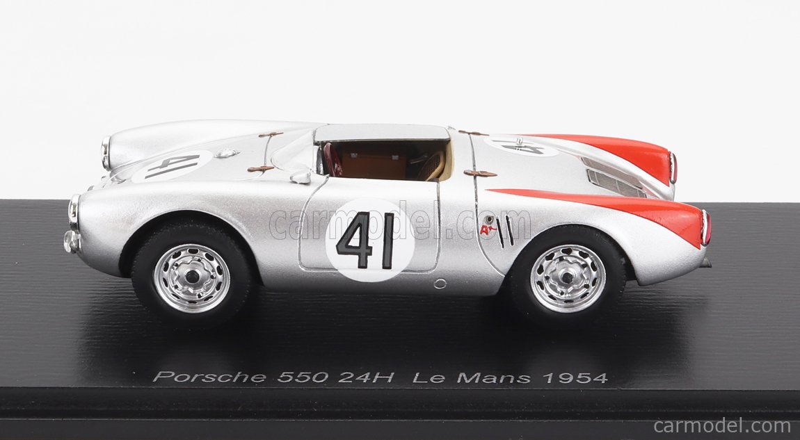 Miniature Spark 1/43 - Porsche 550 #41 - 24 Heures Du Mans 1954 - S9708