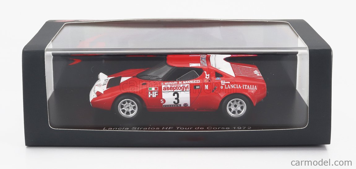 Spark S9091 LANCIA Stratos HF N°7 3ème Rallye Safari 1977 S. Munari - P