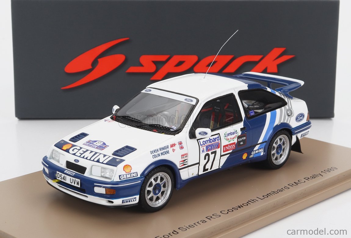 Modèle Miniature Ford Sierra RS Cosworth Rallye RAC 1987 - 1 Modèle Miniature Ford Sierra RS Cosworth Rallye RAC 1987 - 1