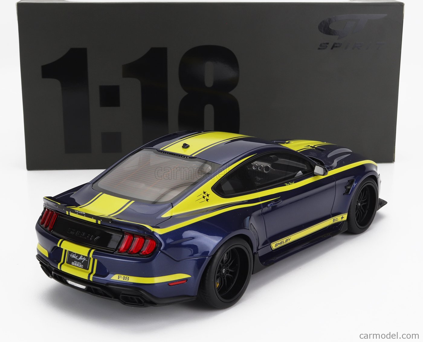 GT-SPIRIT GT871 Scale 1/18 | FORD USA MUSTANG SHELBY SUPER SNAKE - BLUE ...