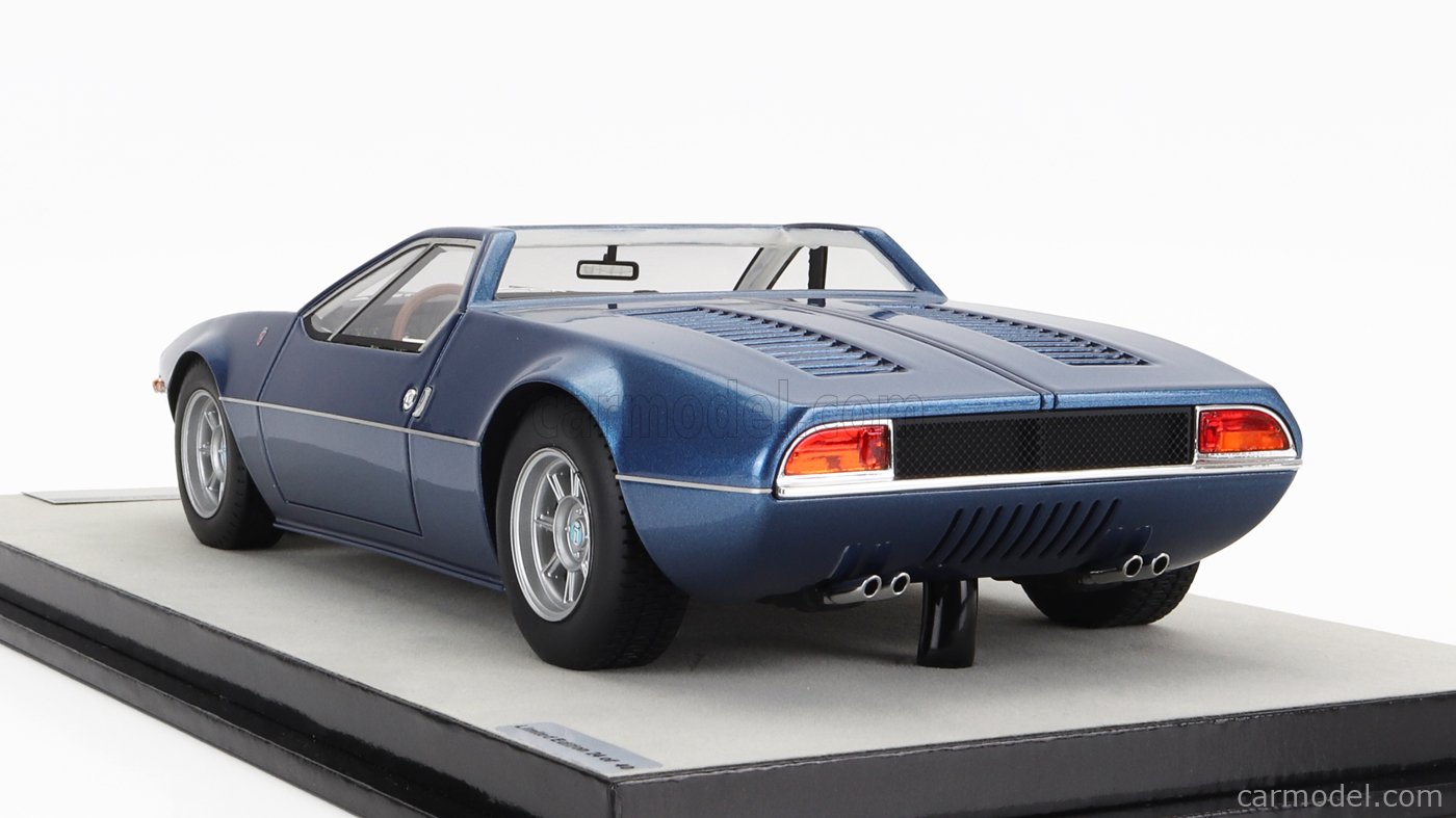 Tecnomodel 1:18 De Tomaso Mangusta Spyder Byggeår 1966 guld metallisk