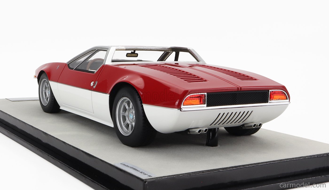 Modellino in miniatura De Tomaso Mangusta 1/18 Tecnomodel gold 1971