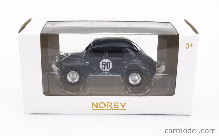 La Renault 4cv bleue en voiture miniature par Norev au 1/43e