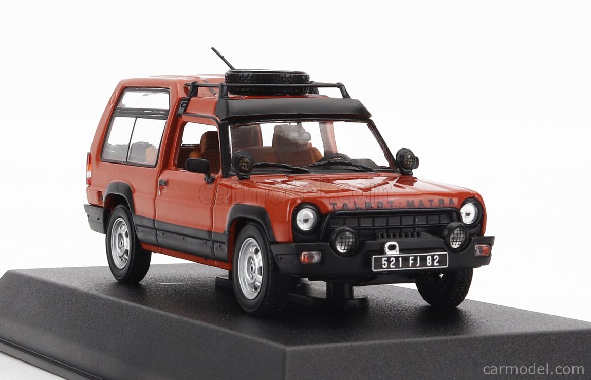 NOREV 574112 Scale 1/43 | MATRA SIMCA MATRA RANCHO 1982 ORANGE