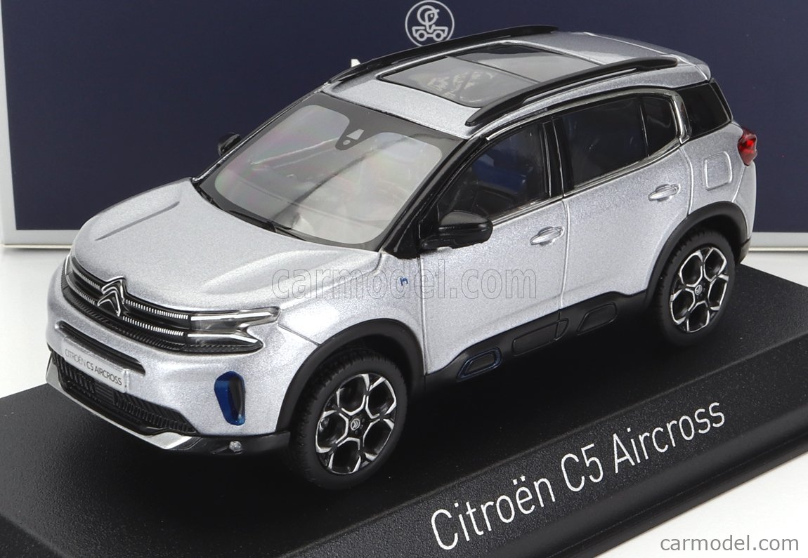 Modèle Réduit Citroën C5 Aircross 2008 Norev 1:64 - Gris Métallisé, Neuf