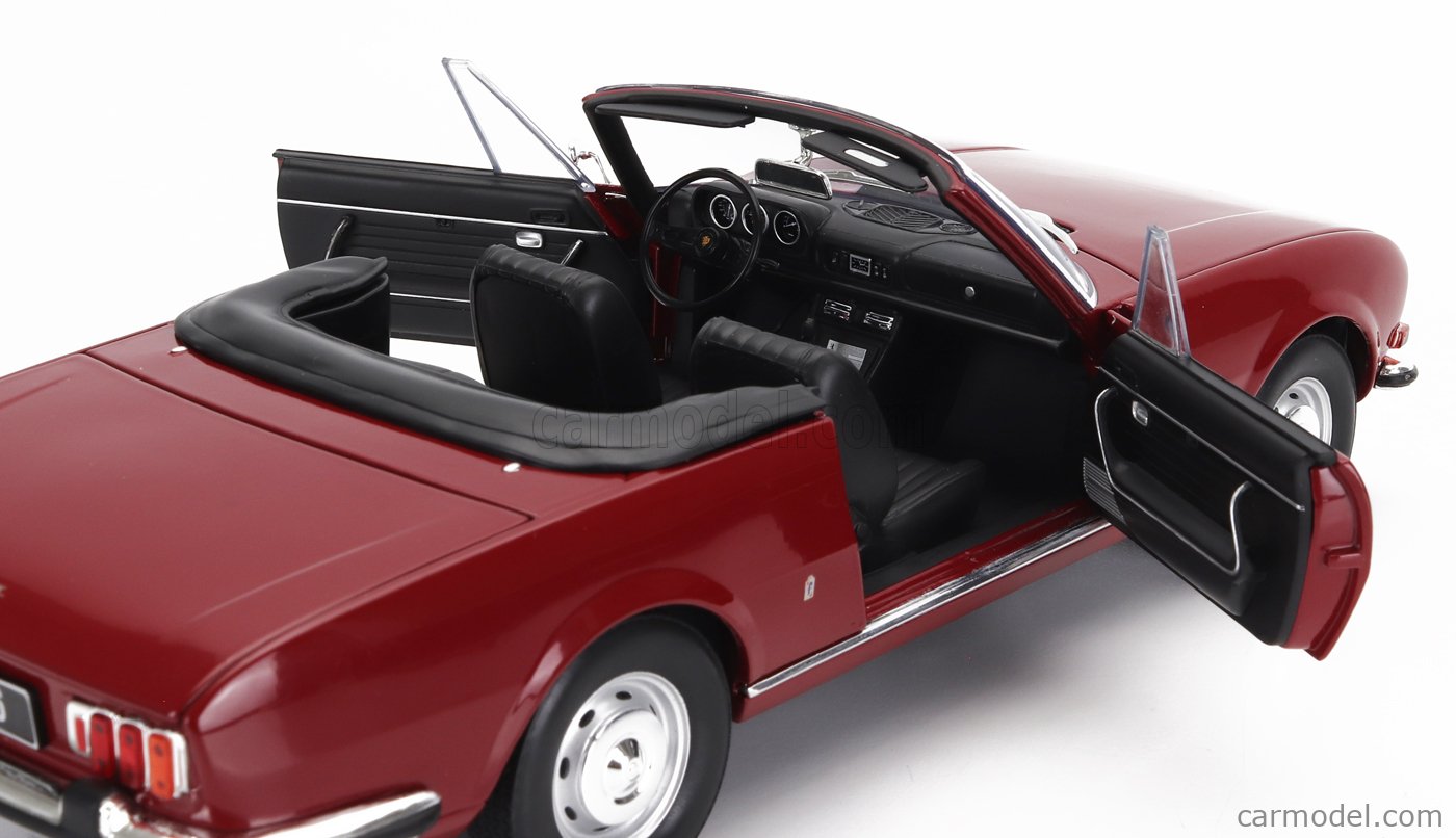 NOREV 1:43 – Peugeot 504 Rouge, Miniature De Collection, état Correct En Boîte
