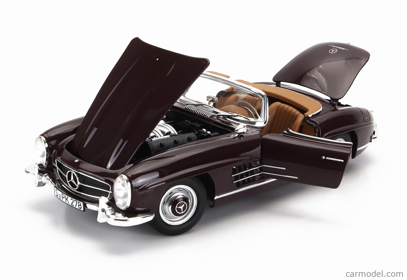 NOREV 183891 Scale 1/18 | MERCEDES BENZ SL-CLASS 300SL ROADSTER 1957 RED