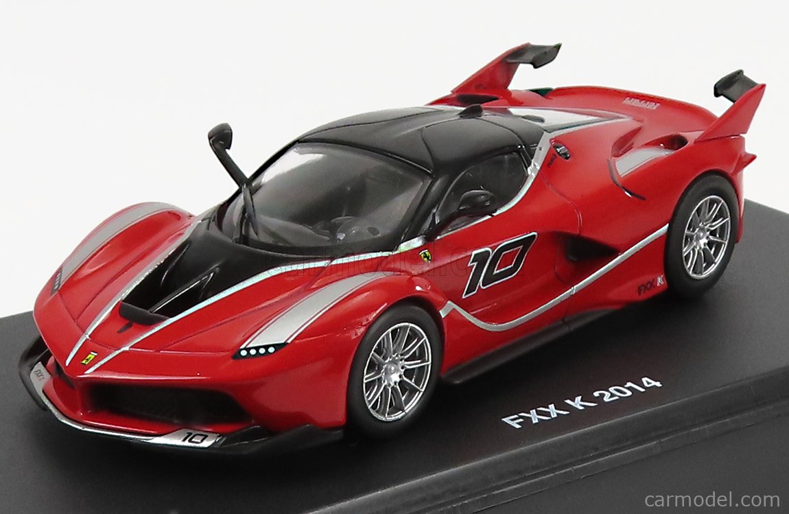 EDICOLA ABFGT003 Scale 1/43 | FERRARI FXX-K N 10 2014 RED BLACK