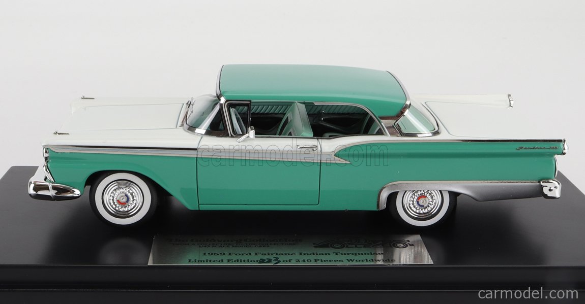 GOLDVARG GC066A Scale 1/43 | FORD USA FAIRLANE 1959 TURQUOISE WHITE