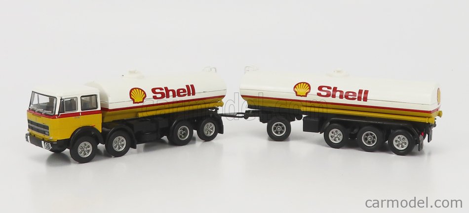 Brekina Fiat 691 Hängerzug gelbgrün 58532 - Lkw-Modelle und Baumasch