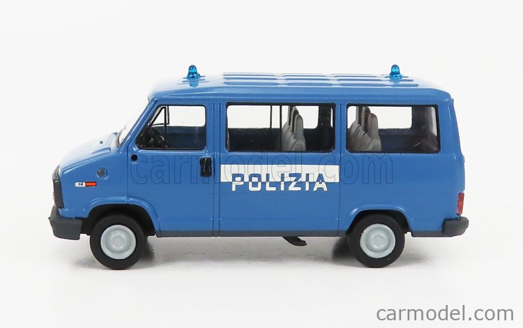Modèle Réduit 1:87 Alfa Romeo Ar6 Minibus 1982 - Bleu - BREKINA PLAST - Neuf