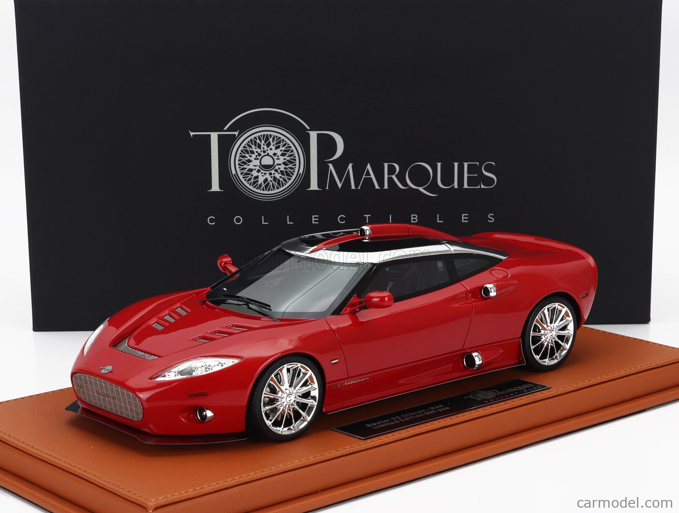 TOPMARQUES TOP093E Scale 1/18 | SPYKER C8 AILERON 2011 RED MET