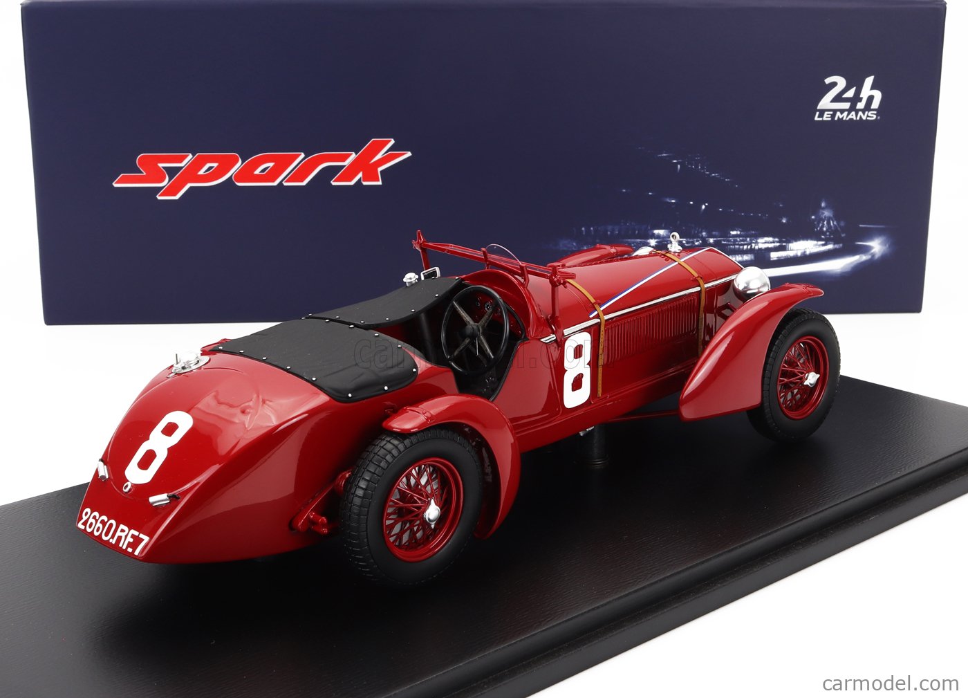 Alfa Roméo 8C au 1/18, Winner des 24h du Mans 1932 Spark Neuf - Collection