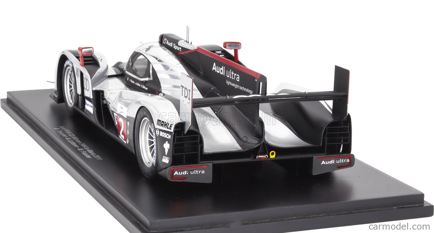 ミニカー Audi R18 TDI No2 LM 2011 1/43 Spark Used Spark 1/43 Audi R18 Tdi Lm 24H 2011 Minicar from Japan