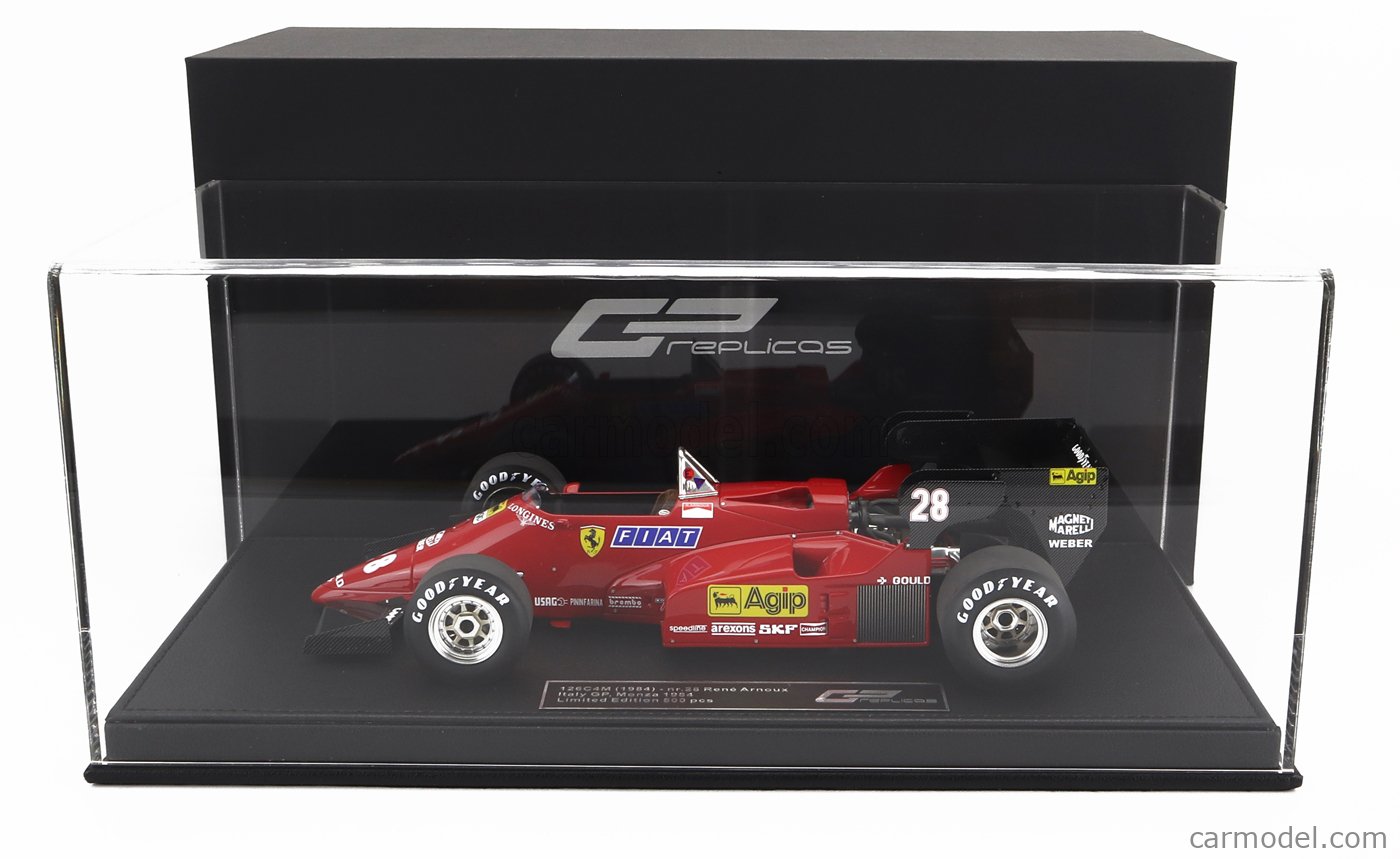 GP-REPLICAS GP159B Scale 1/18 | FERRARI F1 126C4M N 28 MONZA ITALY GP ...