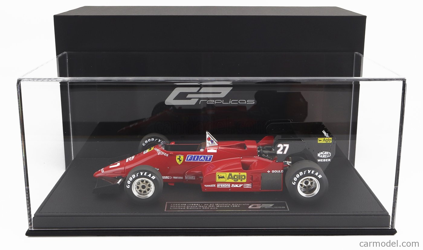 GP-REPLICAS GP159A Scale 1/18 | FERRARI F1 126C4M N 27 2nd MONZA ITALY ...