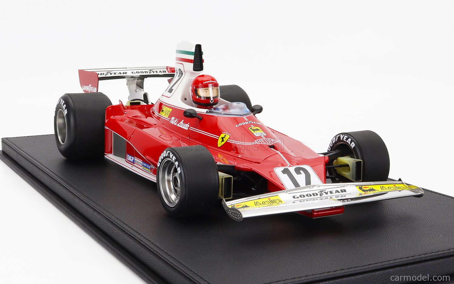 FERRARI - F1 312T TEAM FERRARI SEFAC N 12 WORLD CHAMPION WINNER BELGIUM  ZOLDER GP (with pilot figure) 1975 NIKI LAUDA