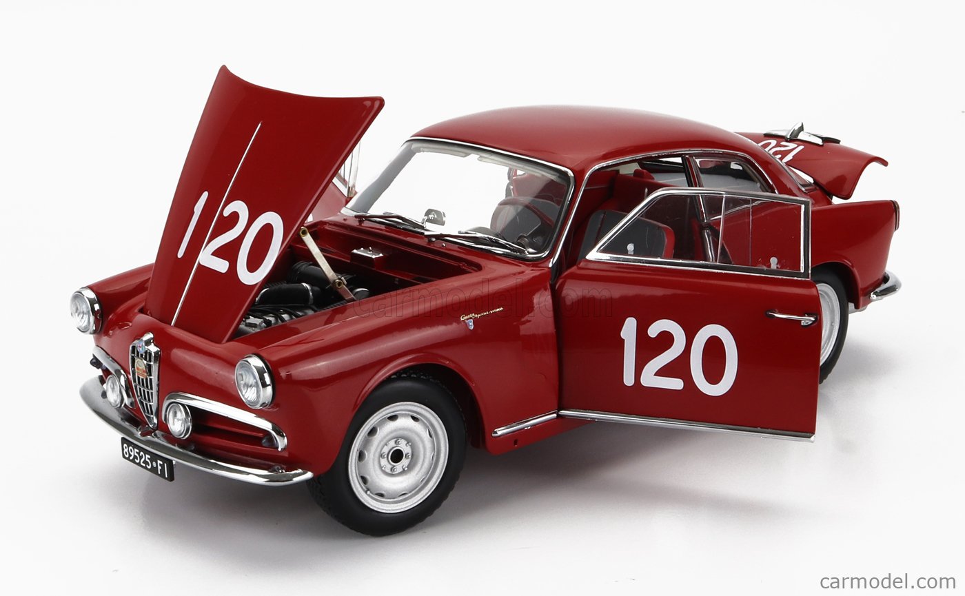 ALFA ROMEO - GIULIETTA SV SPRINT VELOCE N 120 MILLE MIGLIA 1956 G.BECUCCI -  P.CAZZATO